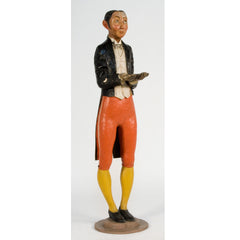 #1516 Wooden Butler Figure