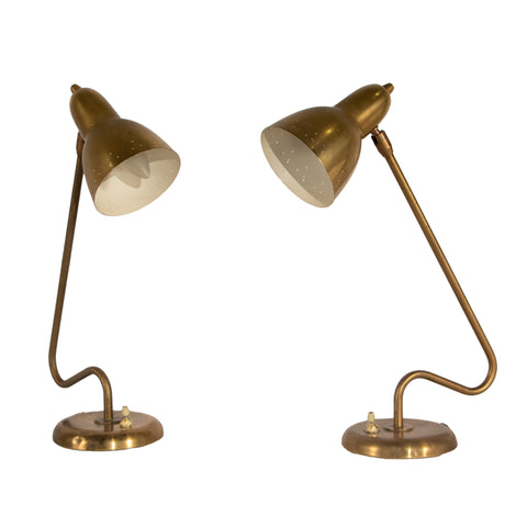 #331 Pair of Brass Table Lamp