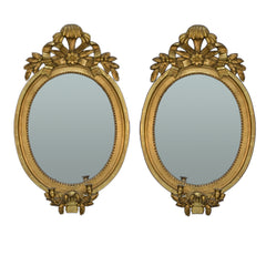#362 Pair of Gustavian Mirror Sconces