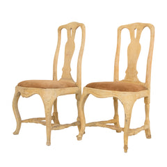 #59 Pair of Rococo Side Chairs