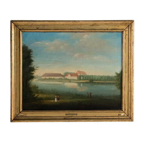 #591 Oil Painting by Elias Meyer (1763-1809)