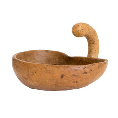 #612 Wood Bowl With Handle