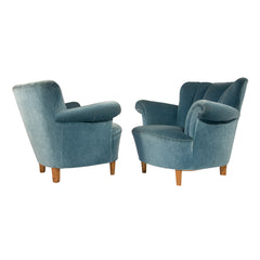 #617 Pair of Club Chairs