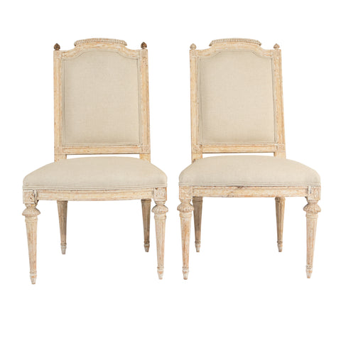 #74 Pair of Gustavian Side Chairs by Erik Ohrmark