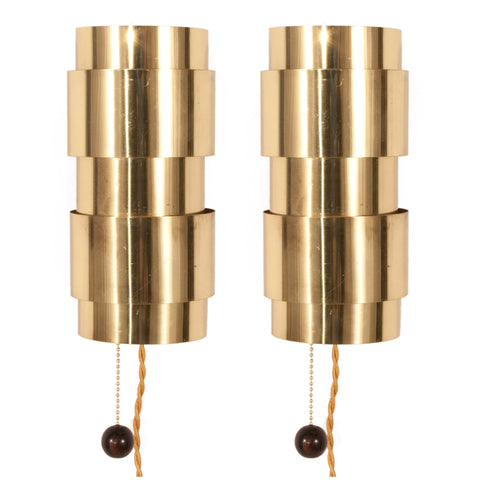 #951 Pair of Sconces in Brass by Hans Agne Jakobsson