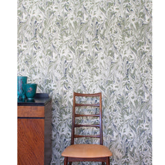 Palazzo | Verde - Hand Printed Wallpaper